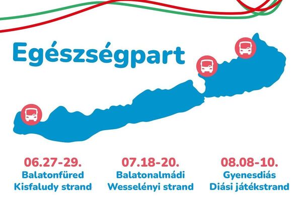 Szűrőbuszunk az Egészségparton